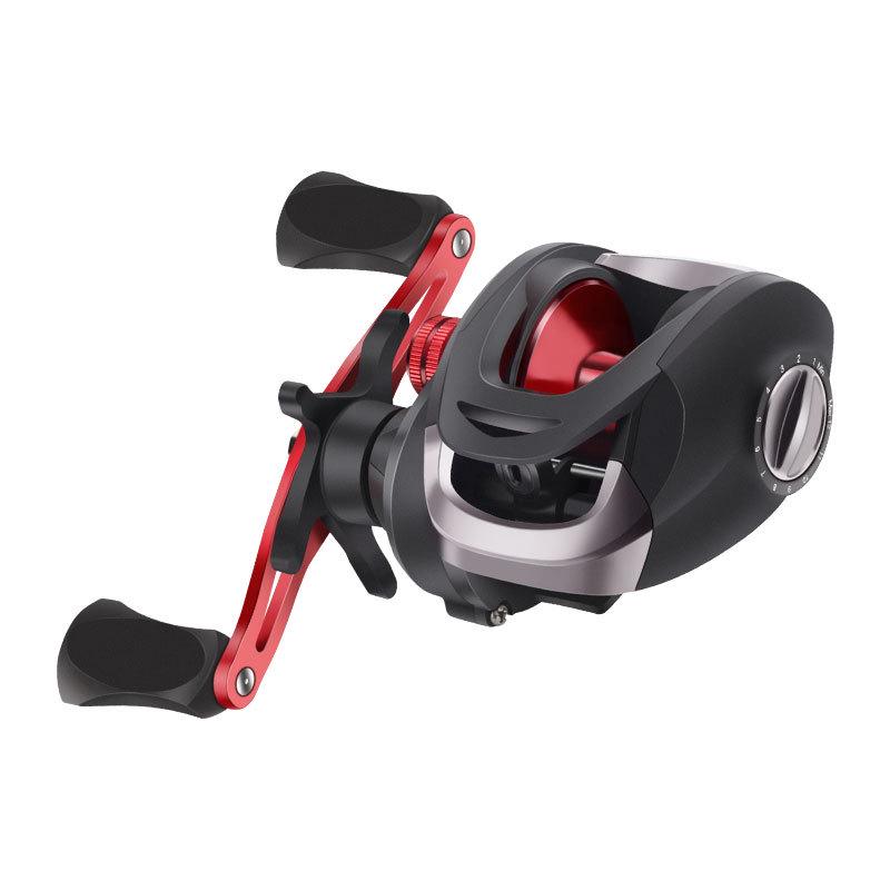 Haoton Lure Baitcasting Anti-Backlash Long Cast Blackfish Reel HD
