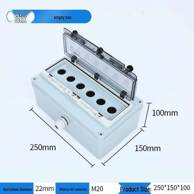 Waterproof Outdoor Emergency Stop & Control Box with Self-Reset Function