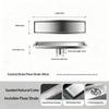 304 Stainless Steel Invisible Floor Drain Rectangular Shower Drain High Flow Hidden Grate Bathroom Drainage System