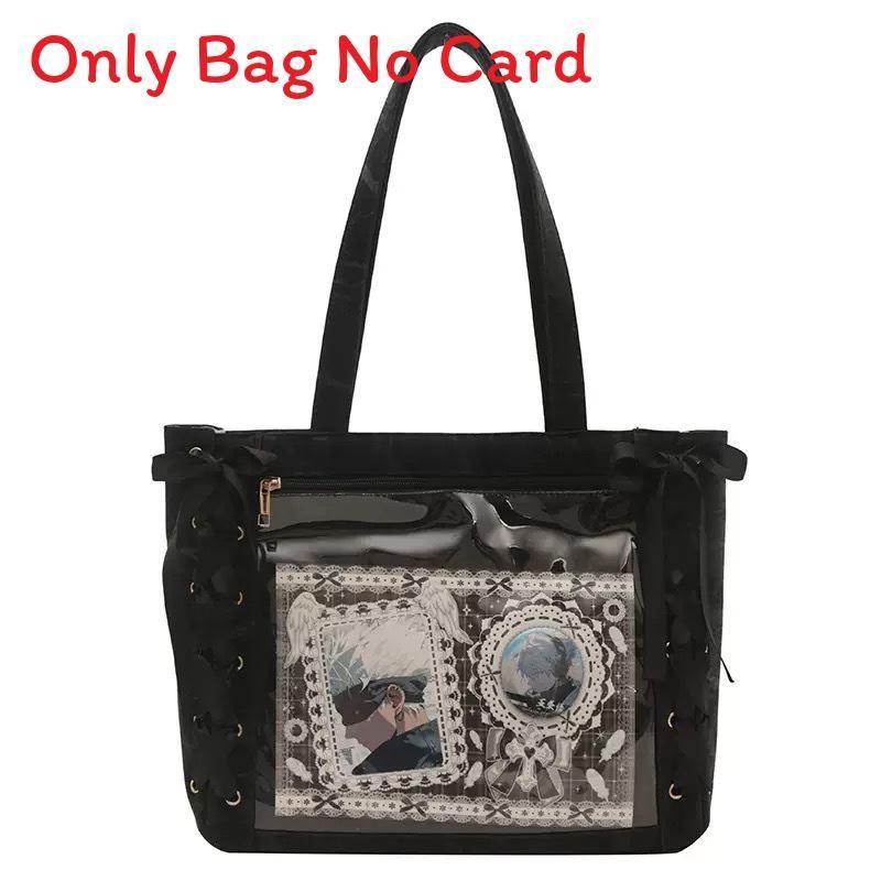 Tie Bow Itabag Large Capacity Single Shoulder Underarm Bag Cartoon Women Gift
