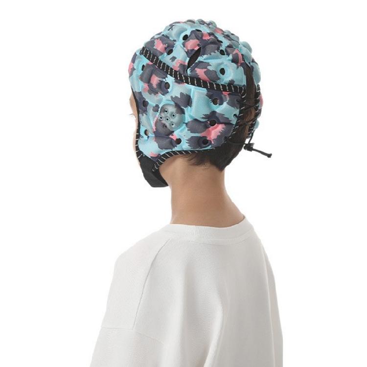 Praktische verstellbare Jugend-Torwartkappe mit Schaumstoffpolsterung Sport-Schutzhelm Geeignet für 48 bis 53cm Kopfumfang