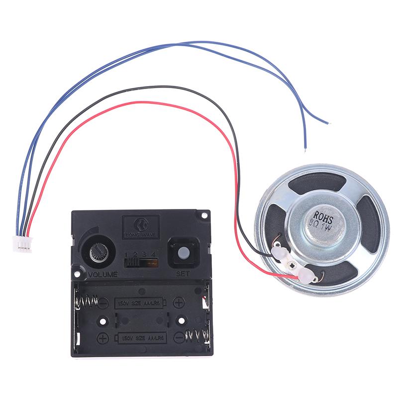 Diy Music Chime Box With Horn Chime Box For Clock Movement Clock Accessories Quartz Clock Music Box Timer