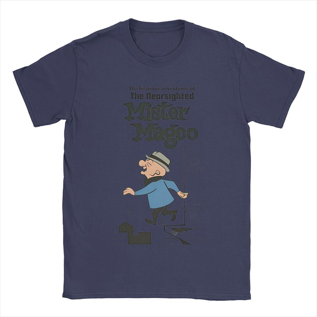 Men Women Print Mr. Magoo Funny T Shirt Tee Cotton  T-shirts Clothing