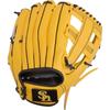 JSM Fukuoka Softbank Hawks X GP (Geep) Baseball Glove Softball General All Round 12 Inch Black/Yellow/Right Throw 61220