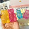 Tjelly Bear Squeeze Toy Slow Rebound Stress Relief Ball Cute Gummy Bear Shaped Decompression Fidget Toy