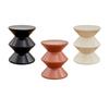 PP Hourglass Shape Stool As Bedside End Table, Space Efficient Entryway Bench