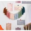 Ins Nordic Style Wooden Bead Tassel String Hanging Ornament Handmade Woven Wall Decor For Room Home Boho Decoration