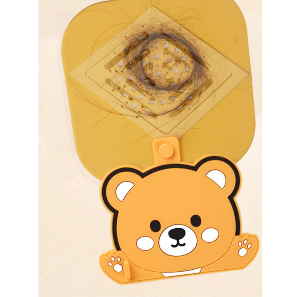 2 in 1 Sewer Floor Drain Cover Silicone Reusable Floor Drain Sticker Thickened Anti-blocking Shower Drain Cover