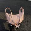 Retro soft leather dumpling bag women's shoulder messenger bag