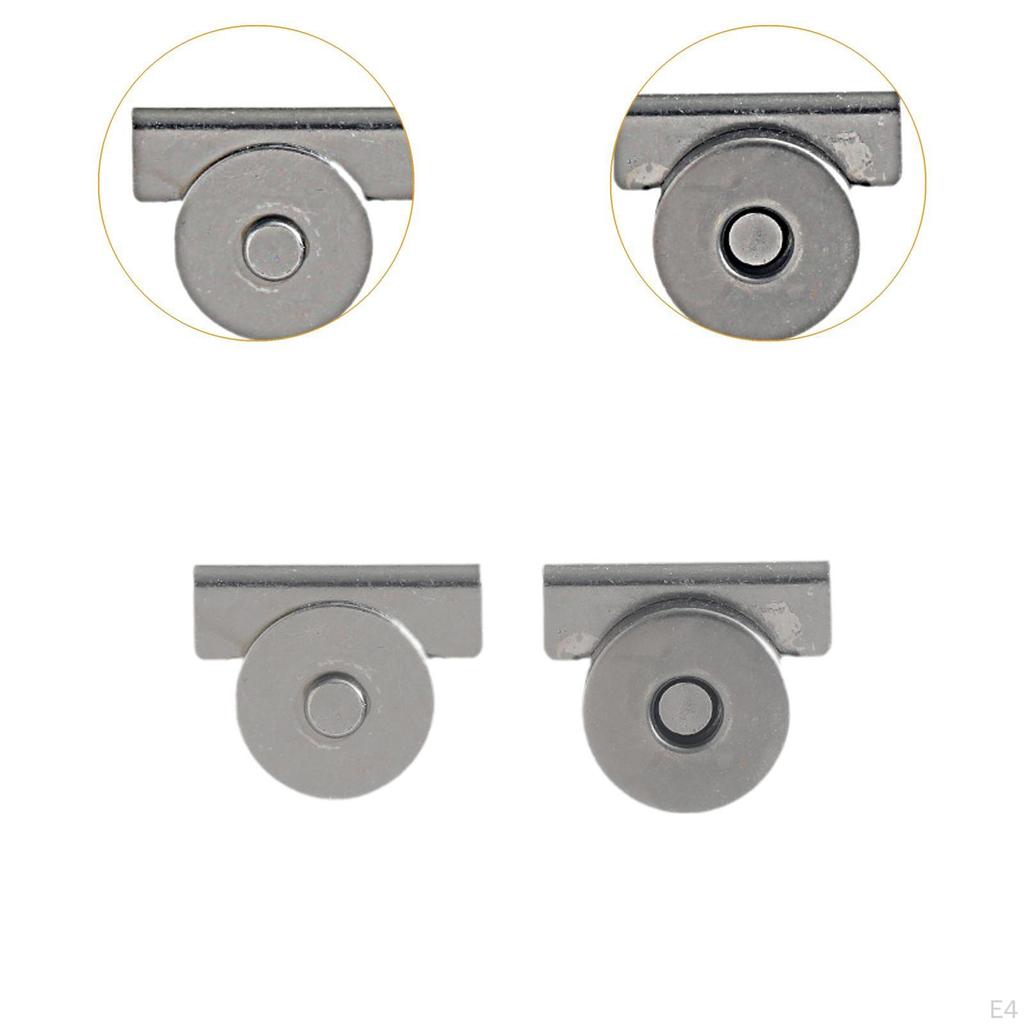 24 Stück Knopf, Taschenbeschlag Verschluss Bastelbedarf, DIY Metallknöpfe Druckknopf für Geldbörsen und Tragetaschen,