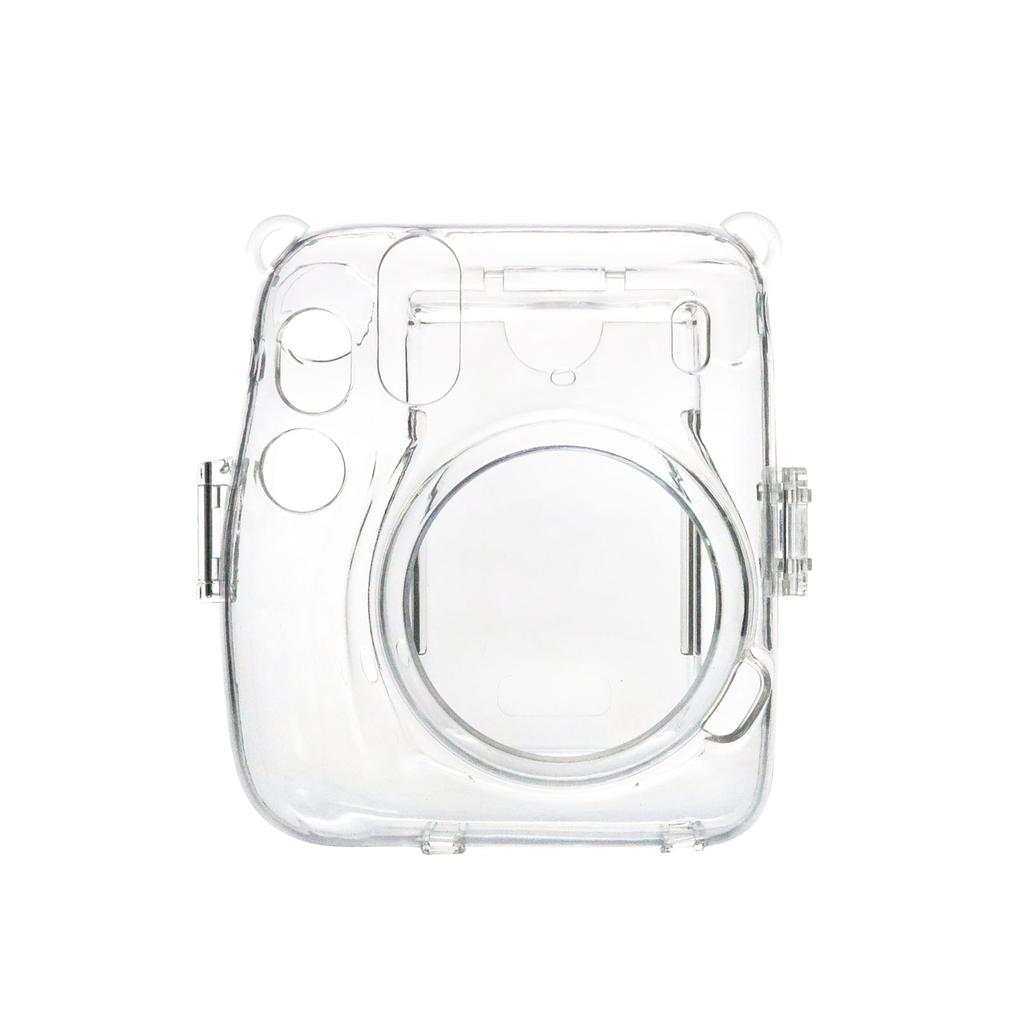 Camera Case for mini11 Transparent Fashion PVC Camera Protective Case with Shoulder Strap