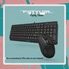 A4TECH F1512 Wired Keyboard and Mouse Combo