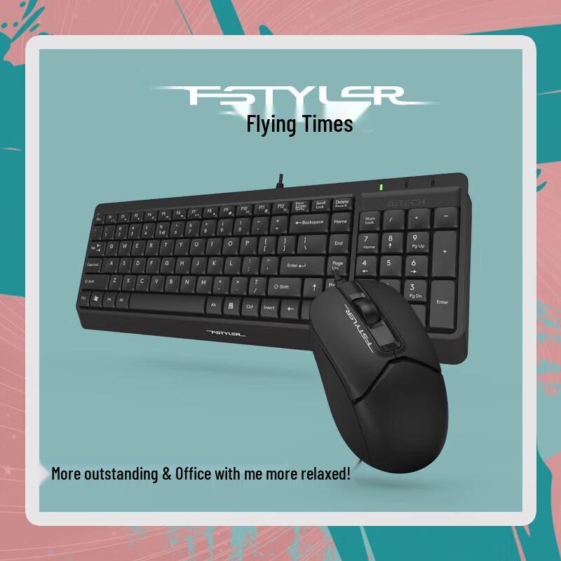 A4TECH F1512 Wired Keyboard and Mouse Combo