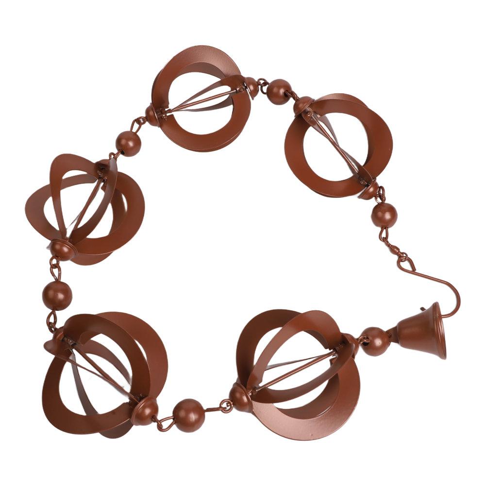 

Rainwater Chain with Bells for Garden Decoration and Water Runoff Management Made from Metal Length About 108cm China Mainland
