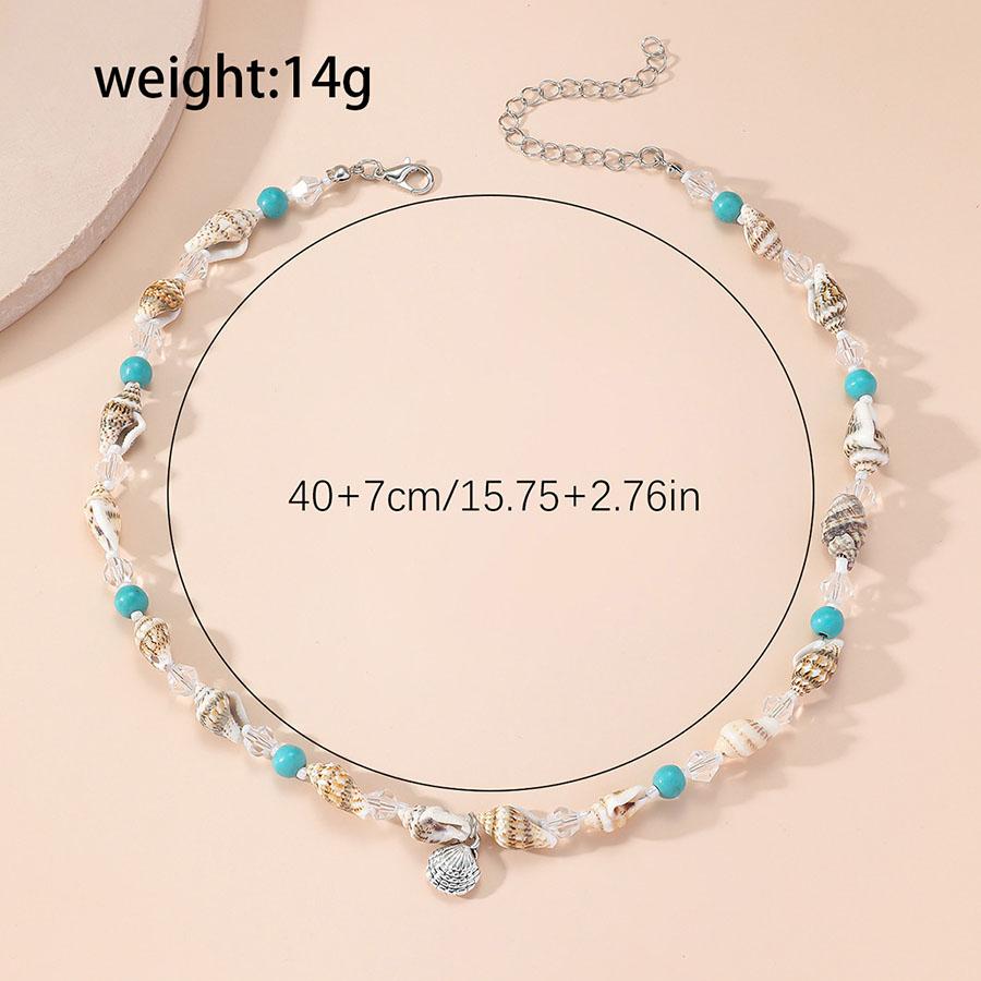 Bohemia Women Choker Necklace Cute Conch Seashell Short Collar Summer Beach Jewelry Leisure Accessories Gifts For Her Joias