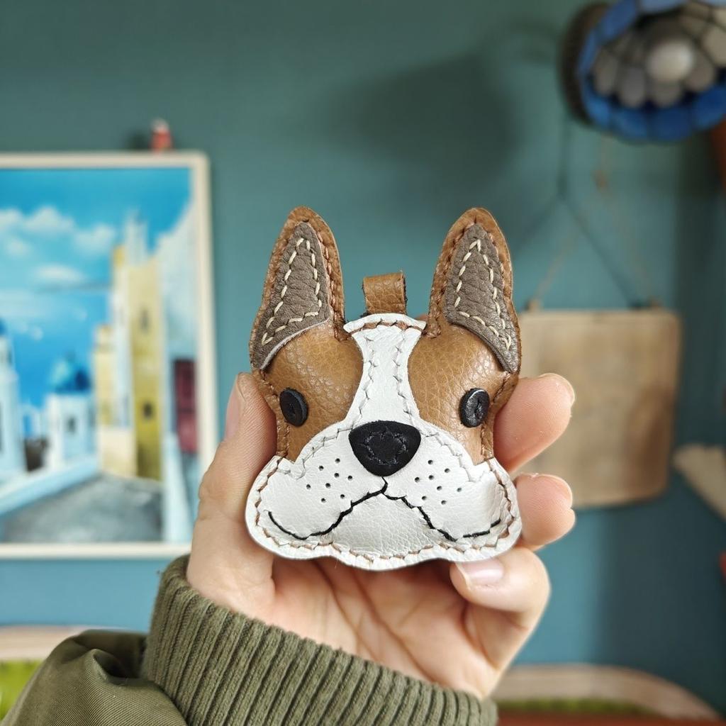 Soft Leather Ragdoll Cat Doll Keychain Pendant Hanging Bag Accessories Decoration Couple Doll Cute Gift Holiday Bag Pendant