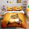 Adorable Owl Decor Set Multiple Sizes Kid'S And Adults' Bedroom Exquisite 3Pc Bedding Set, Gift