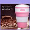 Durable 350ml Portable Mini Silicone Collapsible Coffee Cup For Outdoor Adventures