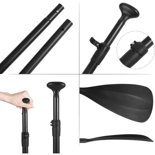 SUP Stand-Up Paddle, 3-Piece Separable Paddle for Kayaks, Canoes, and Surfboards, Stretchable, Comfortable, Ultra-Lightweight, Durable, and Detachable