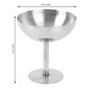 160ML Eisbecher 304 Edelstahl Dessertschale Spülmaschinenfest Runder Fußbecher für Salat Obst Pudding