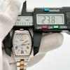 Used Seiko Lukia Shell 1P Diamond 1B32-0AA0 Tonneau Radio Solar Women's Watch 231