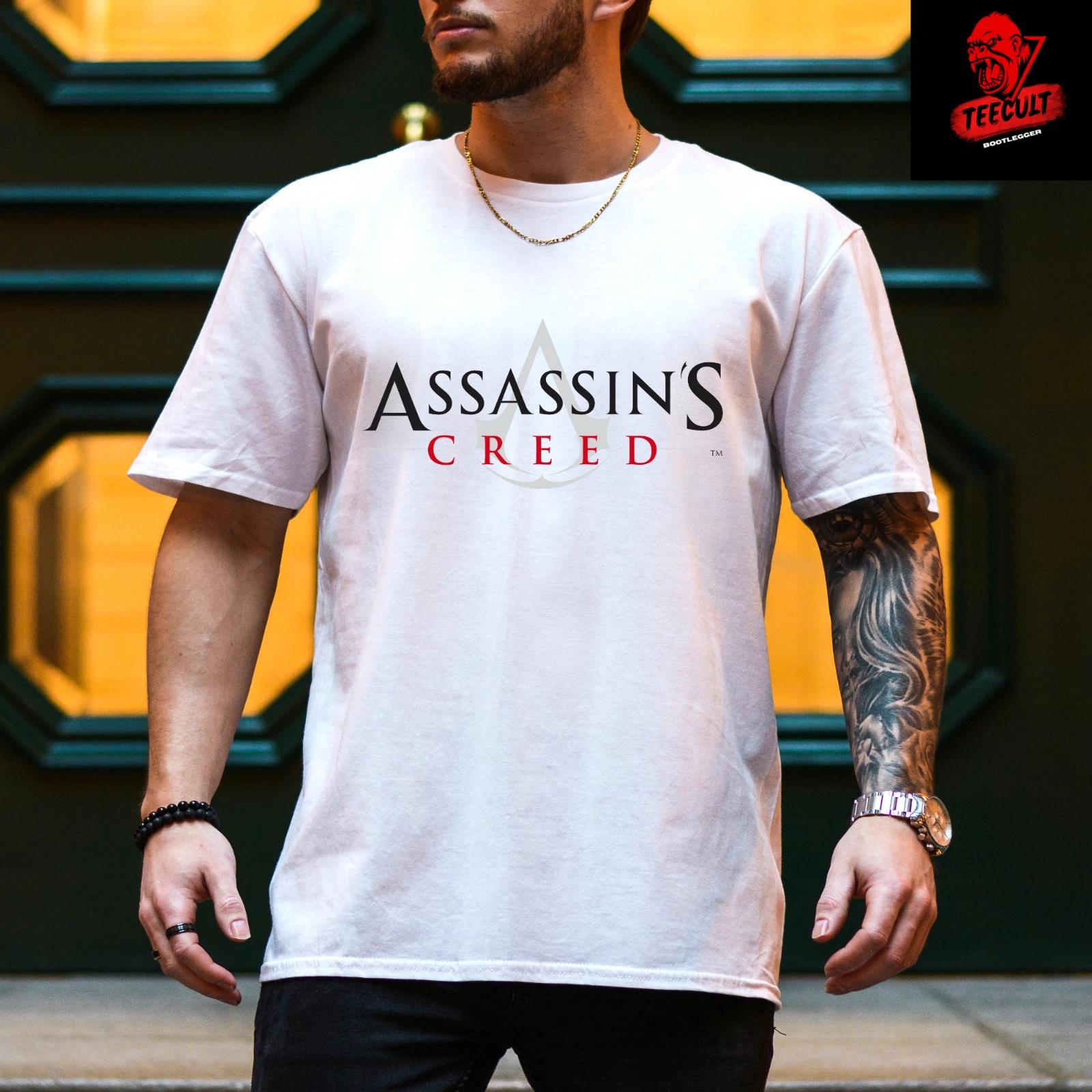 Men s and Women s T-shirts ASSASIN S CREED Gamer Logo Tee | Unisex Heavy Cotton XS