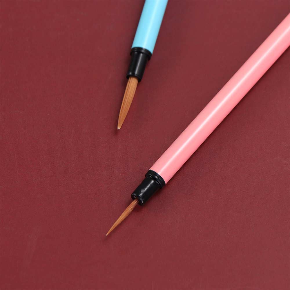 3pcs Slim Detail Paint Brush Pointed Tip Drawing Brush Manicure Tool Hook Line Brush Calligraphy