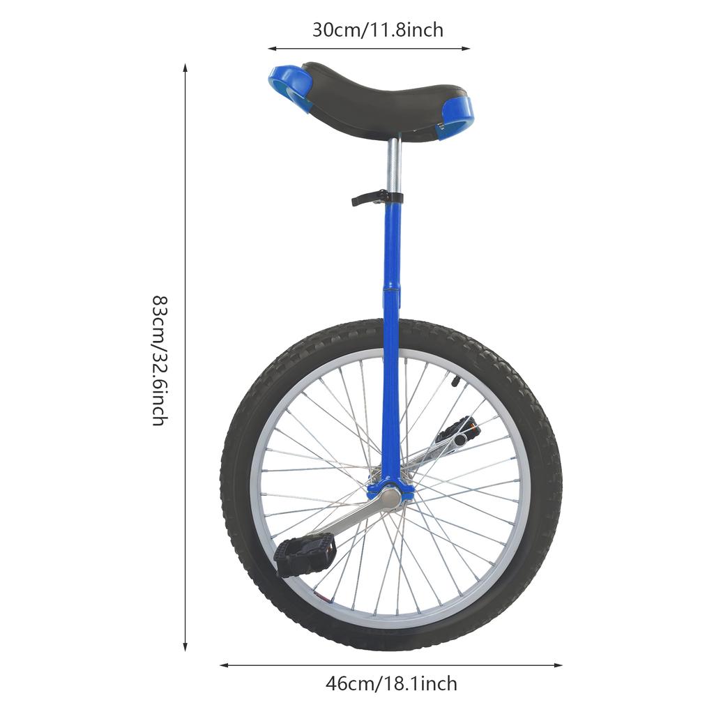 20 Inch Wheel Outdoor Unicycle Stable Unicycle Space-Saving Outdoor Unicycle For Men And Women