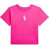 Polo T-Shirt Loose Fit Round Neck Short Sleeve Kids Tops Pink 313957340-001