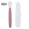Baby Shower Gift for Infants Silicone Feeding Spoon, Soft Non Slip Training Utensil, Easy BPA Free Utensils Cleaning Complementary Spoon And Toddlers