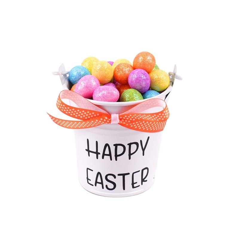 Pack of 1 DIY Flexible Easter Eggs and Carrot Decoration Set with Sponge Filling for Individualized Home Party Decors