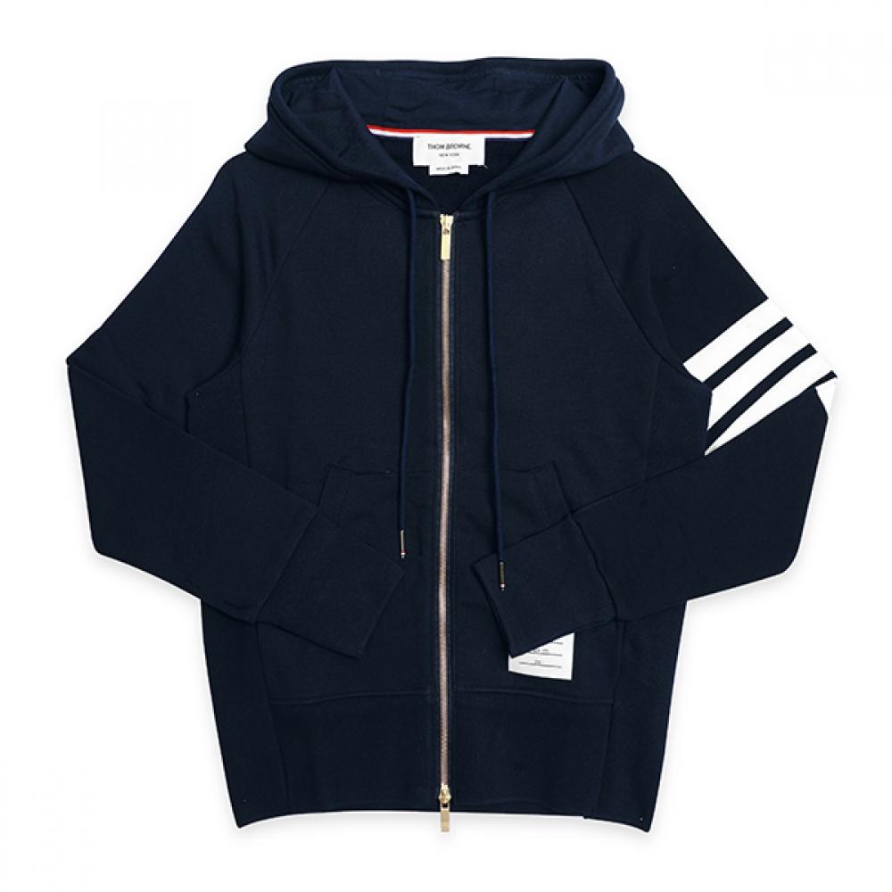 TrendMecca Watches Tom Brown Mjt022h 00535 461 4 Strepen Heren Rits Hoodie MJT022H 00535 461 (2)