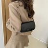 Fashion Versatile Temperament Women's Bag New Simple Casual Shoulder Bag Solid Color Flip Simple Messenger Small Square Bag