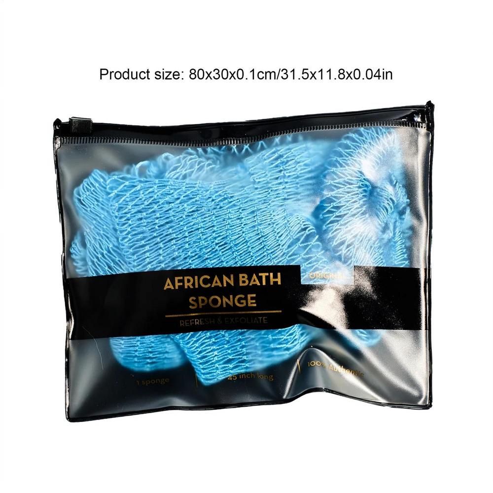 African Bath Net Colorful Washcloth Body Exfoliator Reusable Bath Sponge Washcloth African Scrubbing Skin Smoother Washcloth