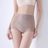 Ice Silk Tummy Control Underwear Lace Flower Body Shaping Panties Butt Lifting Briefs  Ladies