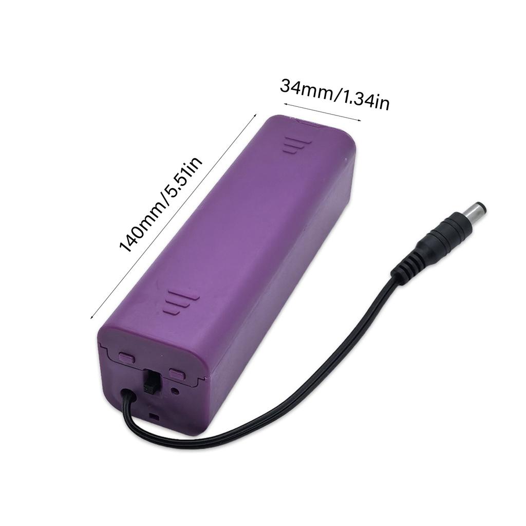 Instantly Power Supply Case 8x2A Batteries DC12V Port ABS Housing Box For Electronics Battery Holder