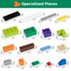 Classic Block Toy Set 1000-Piece Major Brand Compatible Includes 3 20x20 Baseplates Expansion Set 10 Colors, 12 Shapes Ages 6+