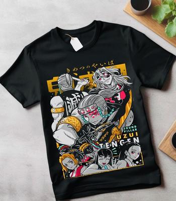 Uzui Tengen T-Shirt Demon Slayer Kimetsu No Yaiba Anime Sweater Soft Tee