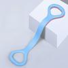 1Pc Silicone 8Shape Resistance Band High Elastic Stretch Trainer for Yoga Chest Expansion Back & Waist Shaping Home Fitness Tool