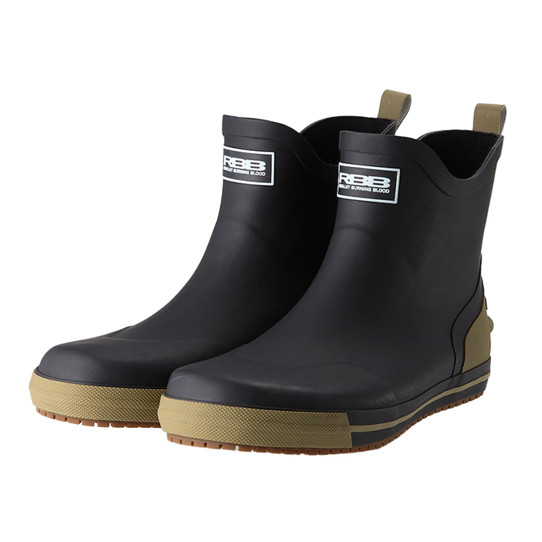 

RBB Boat Game Boots XL Black x Beige 7750