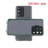 Back Cover For Samsung Galaxy S20 Ultra S20U G988 Battery Cover Housing Glass Cover Back Rear  Case