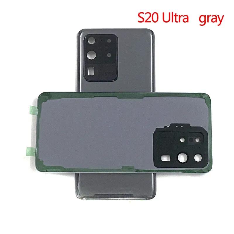 Back Cover For Samsung Galaxy S20 Ultra S20U G988 Battery Cover Housing Glass Cover Back Rear Case