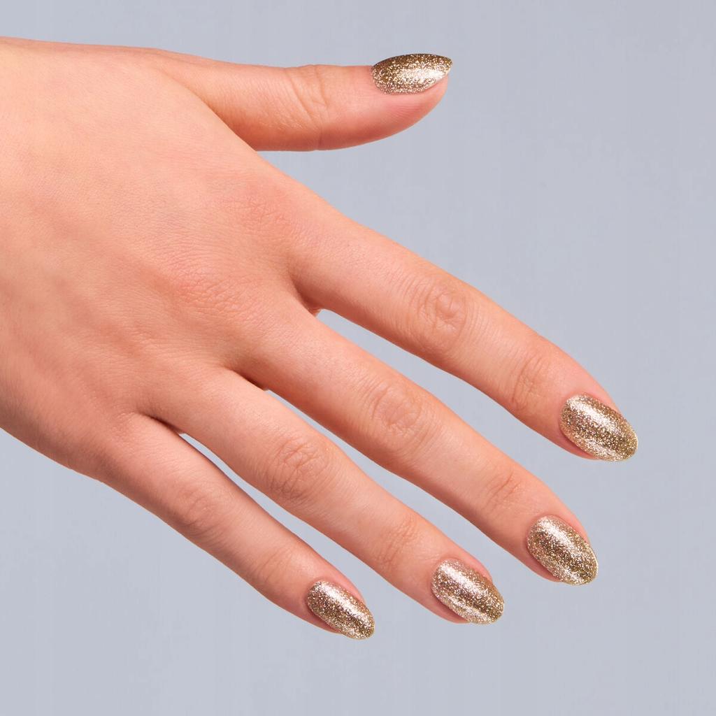 Lakier hybrydowy do paznokci złoty #037 Semilac Gold Disco 7 ml