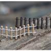 Handmade Wood Fence Palisade Miniature Fairy Garden Home Houses Decoration Mini Craft Micro Landscaping Decor DIY Accessories
