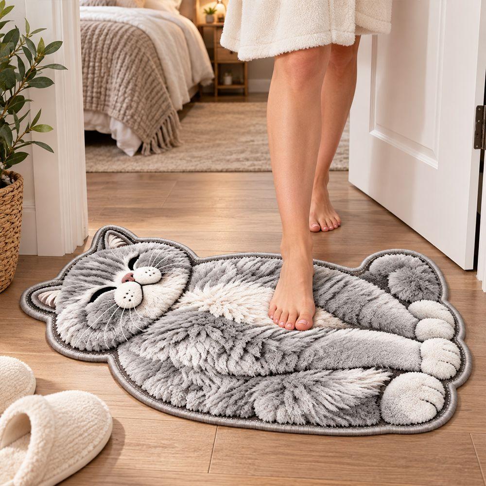 Soft Bathroom Carpet Crystal Velvet Entryway Floor Mat Creative Bedside Door Mat Home Decor