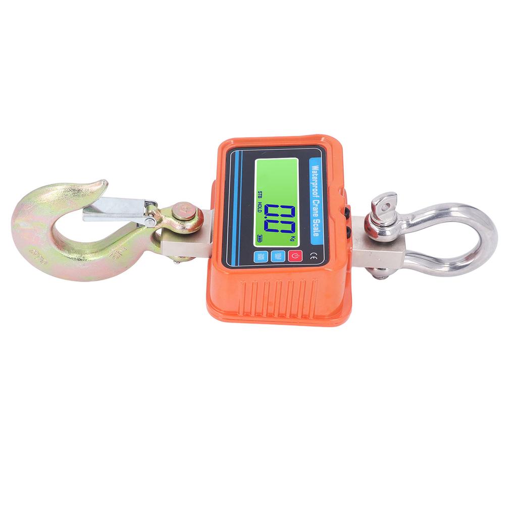 Waga dźwigowa 6600lb 3000kg Wysoka dokładność Cyfrowy wyświetlacz LCD Przemysłowa Wytrzymała z pilotem