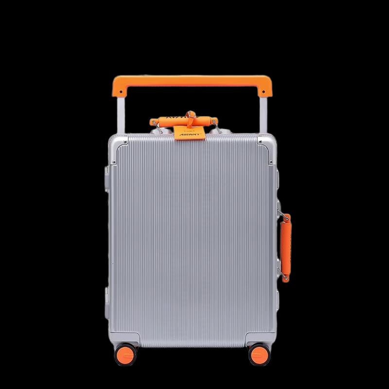 KarLot Vintage Aluminum Frame Travel Suitcase