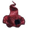 Cappello da Strega da Donna con Fiore da Polso per un Cosplay Comodo ed Elegante per la Celebrazione di Halloween e lo Spettacolo Teatrale