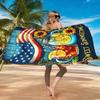 Sweet Summer Beach Towel Large Quick-Drying Towel American Flag Towel For Beach Pool Sport Yoga Gym Home Towel Sand Free Towel