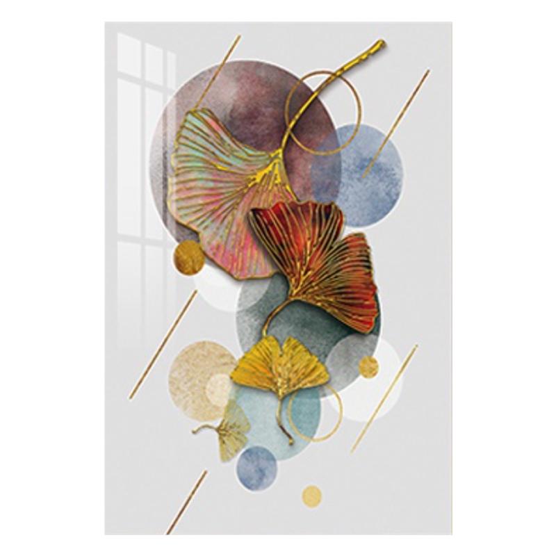 Culoarea plantelor abstracte, frunze, artă de perete, pictură pe pânză, cuadros, postere, poster nordic, imagini de perete pentru camera de zi, fără încadrare